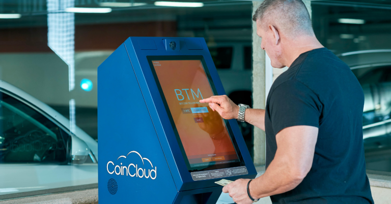 Money Through a Bitcoin ATM